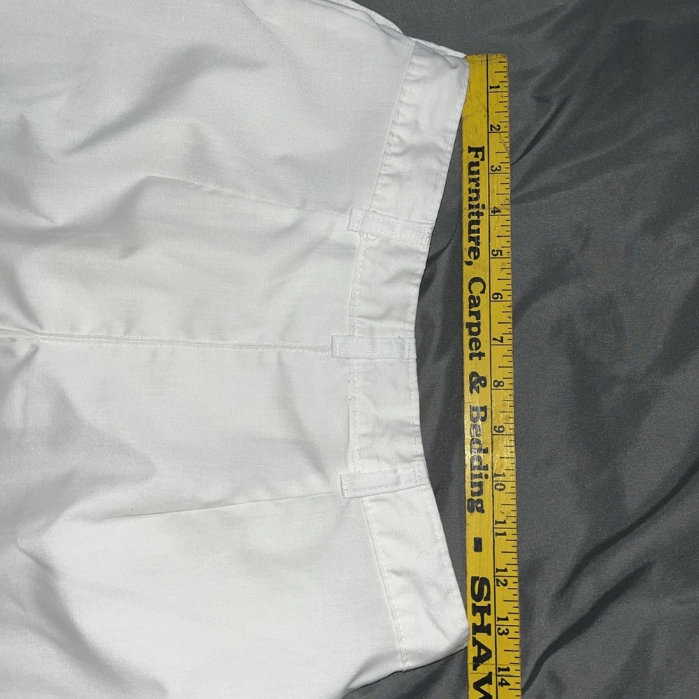 Haband For Her Pants Womens White Wide Leg Culottes Crop Drapey Size 14P Pockets - Picture 11 of 12